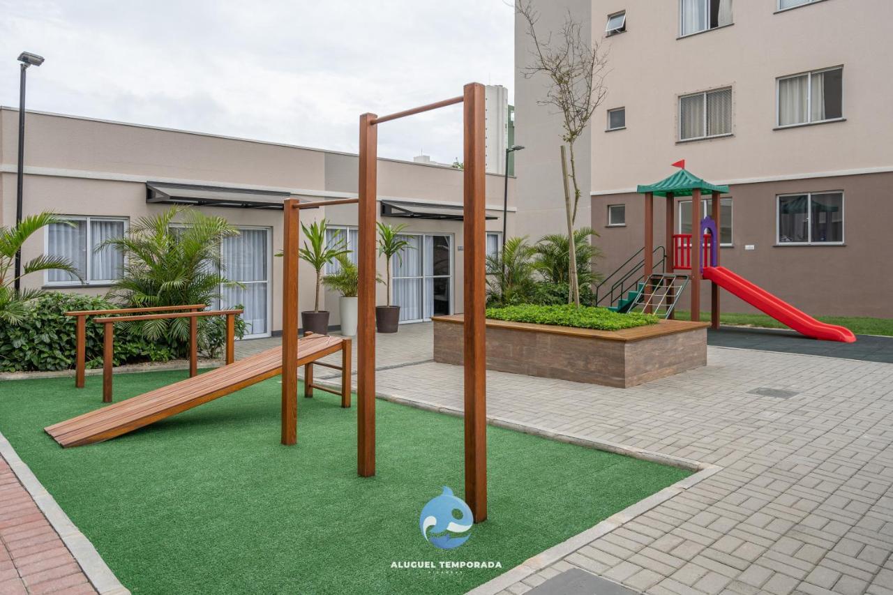 Appartamento Apartamento 150M Da Praia Com Sacada, Wi-Fi Ar Condicionado, Piscina, Portaria 24H, Playground E Vaga De Garagem Piçarras Esterno foto